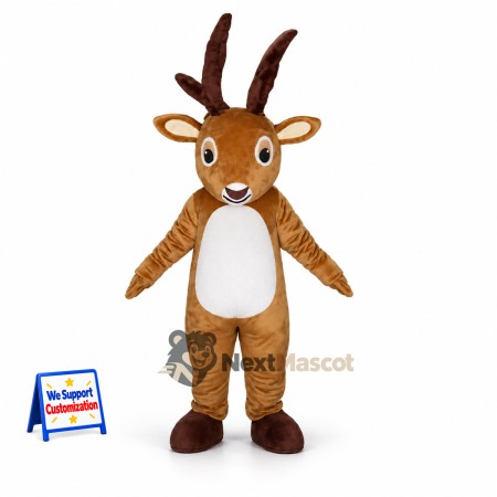 Deer Mascot Costume - Brown for Photo Events Deer Mascot Costume - Brown for Photo Events