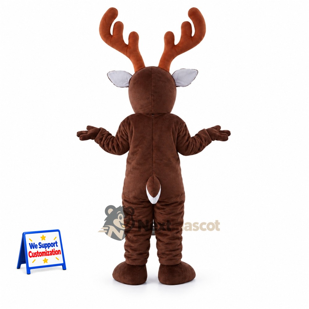 Deer Mascot Costume - Brown for Stage Shows Deer Mascot Costume - Brown for Stage Shows