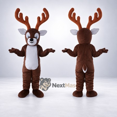 Deer Mascot Costume - Brown for Stage Shows Deer Mascot Costume - Brown for Stage Shows