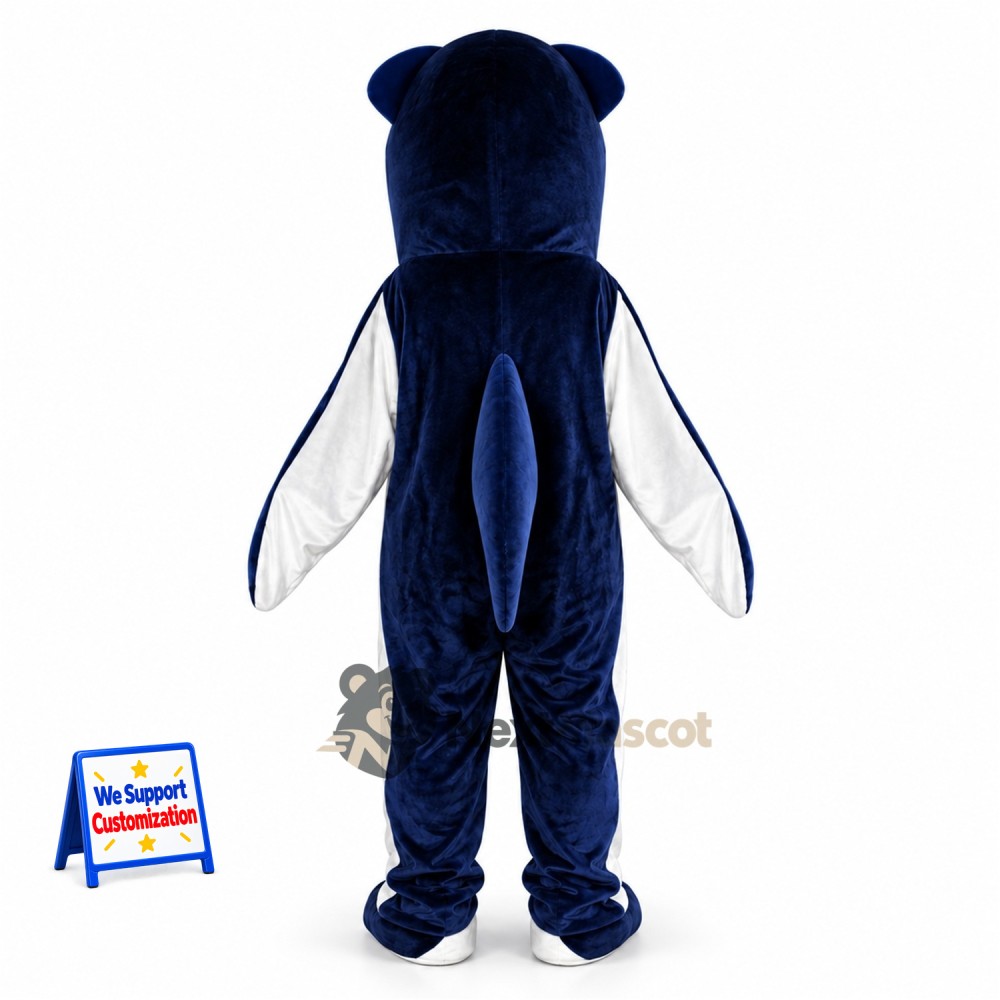 Shark Mascot Costume - Blue for Ocean Festivals Shark Mascot Costume - Blue for Ocean Festivals