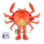 Crab Mascot Costume - Orange