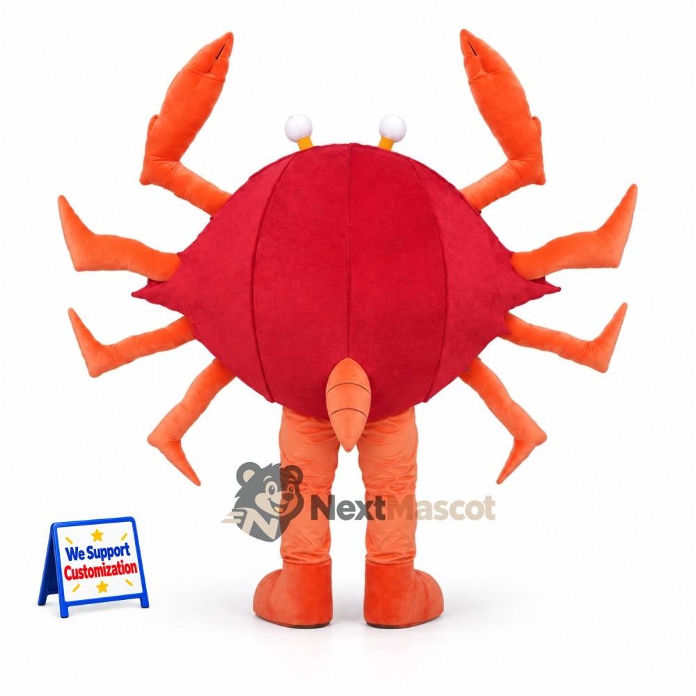 Crab Mascot Costume - Orange Crab Mascot Costume - Orange