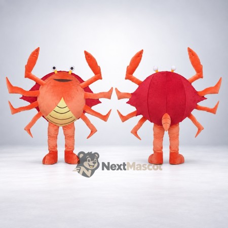Crab Mascot Costume - Orange Crab Mascot Costume - Orange