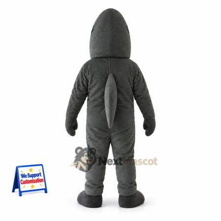 Shark Mascot Costume - Gray for Festivals