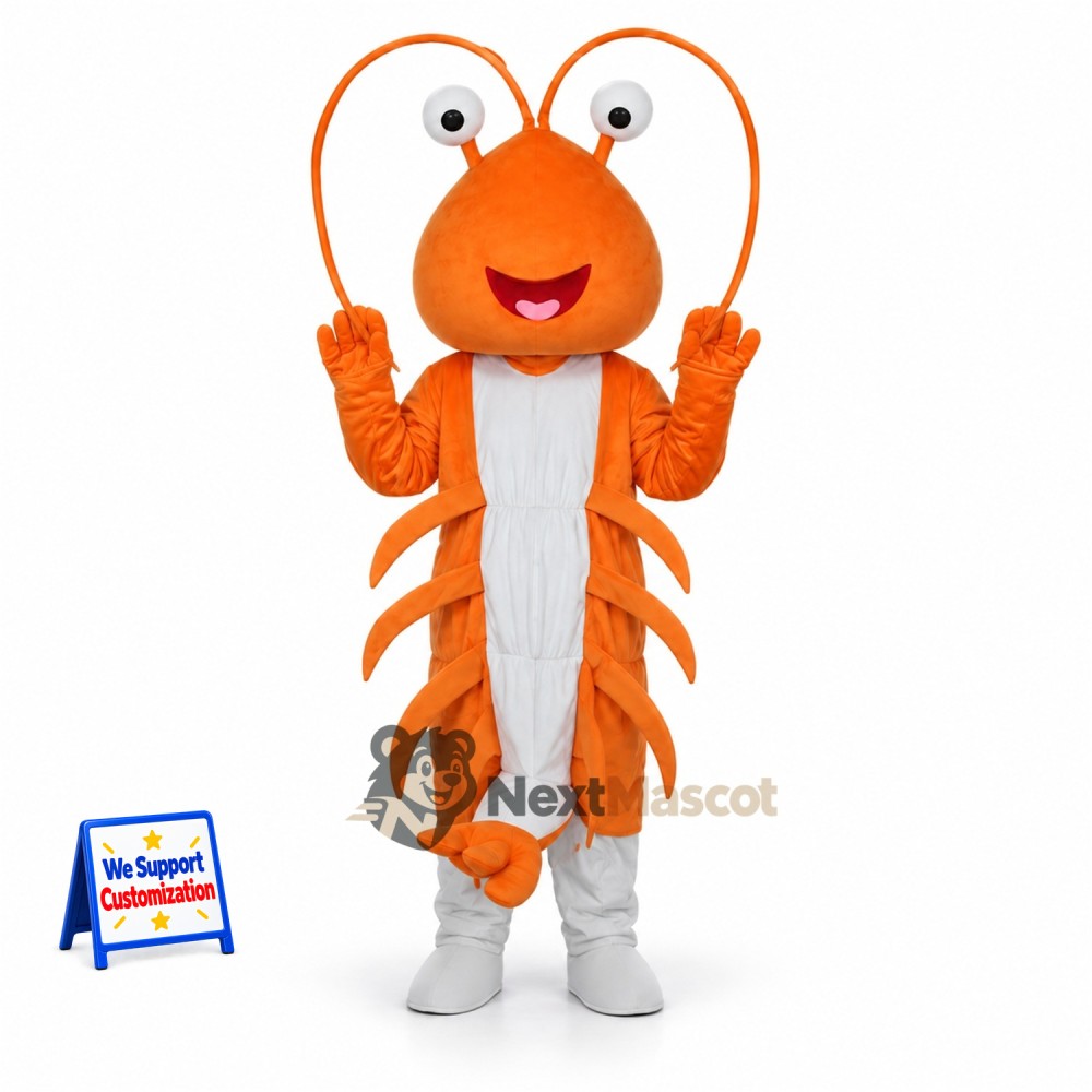 Lobster Mascot Costume - Orange Lobster Mascot Costume - Orange