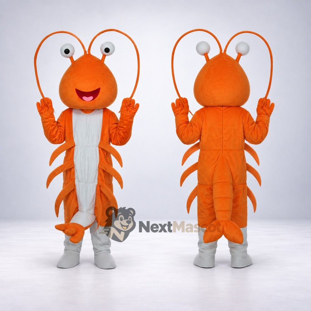 Lobster Mascot Costume - Orange Lobster Mascot Costume - Orange
