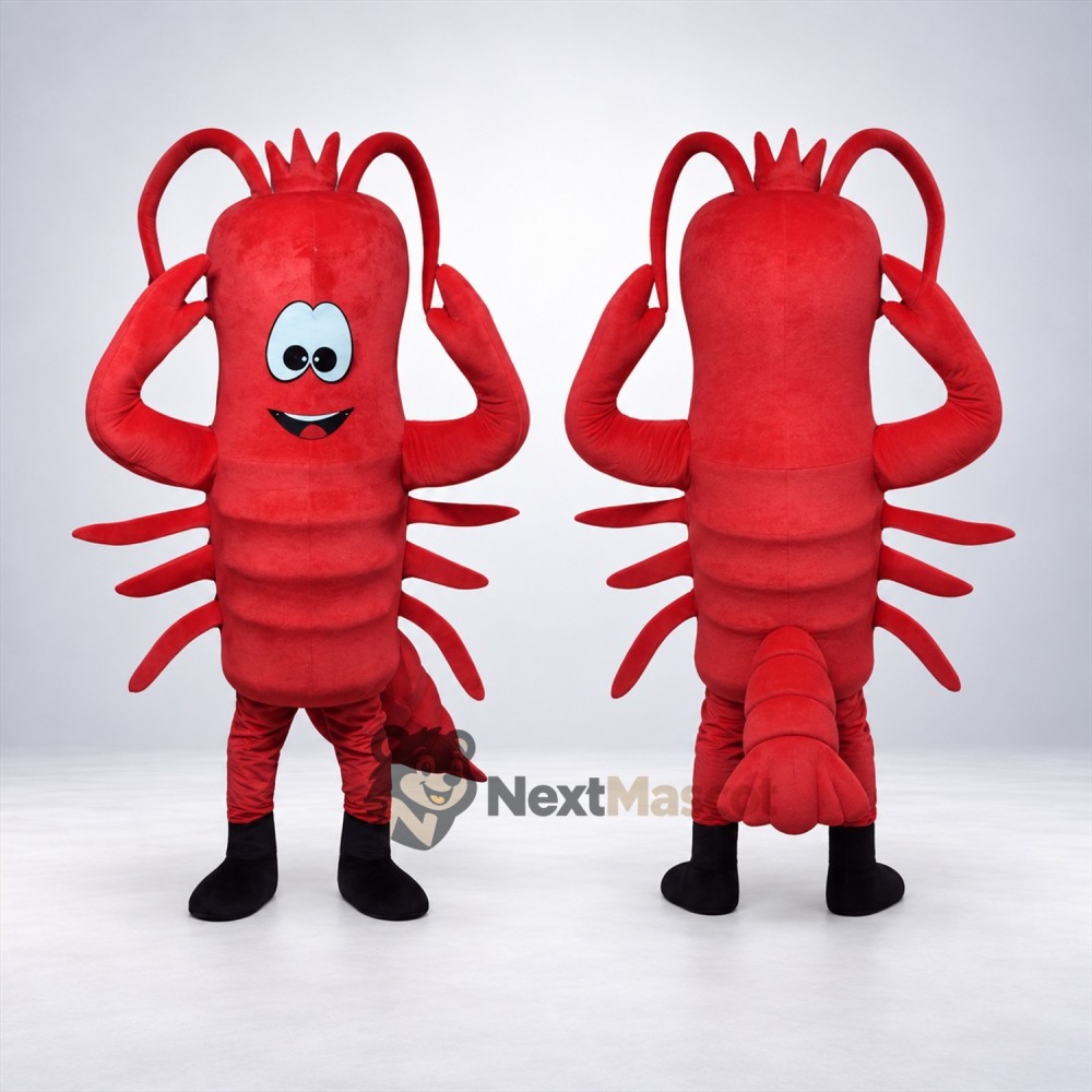 Lobster Mascot Costume - Red for Ocean Parades