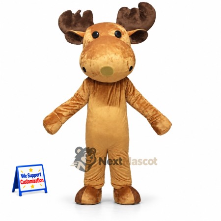 Moose Mascot Costume - Brown for Homecoming Moose Mascot Costume - Brown for Homecoming