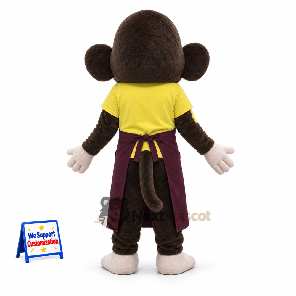 Monkey Mascot Costume - Apron Monkey Mascot Costume - Apron