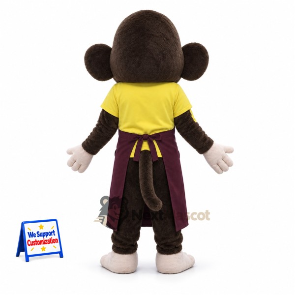 Monkey Mascot Costume - Apron Monkey Mascot Costume - Apron