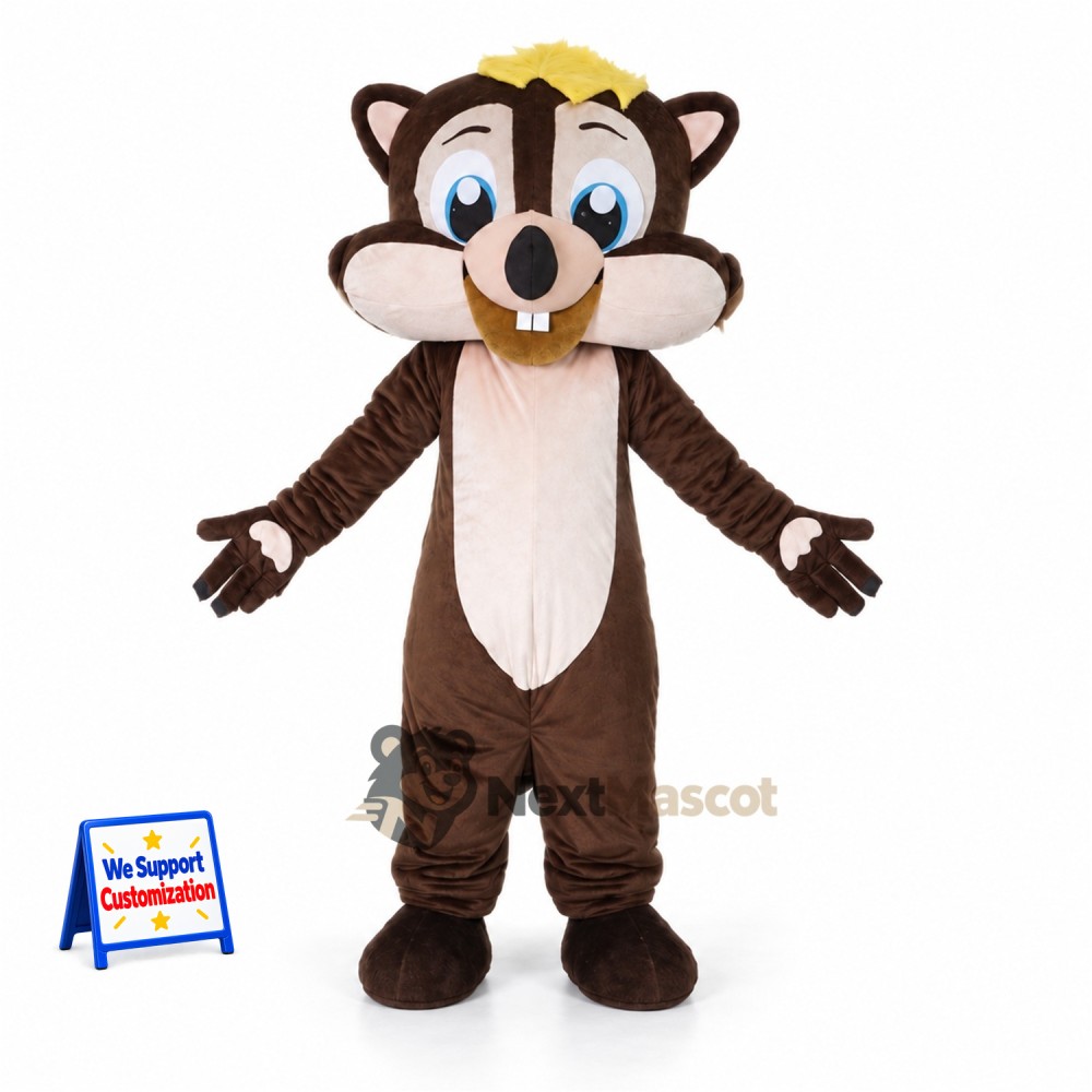 Chipmunk Mascot Costume - Brown for School Events Chipmunk Mascot Costume - Brown for School Events