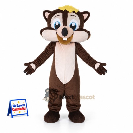 Chipmunk Mascot Costume - Brown for School Events Chipmunk Mascot Costume - Brown for School Events