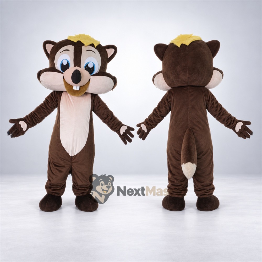 Chipmunk Mascot Costume - Brown for School Events Chipmunk Mascot Costume - Brown for School Events