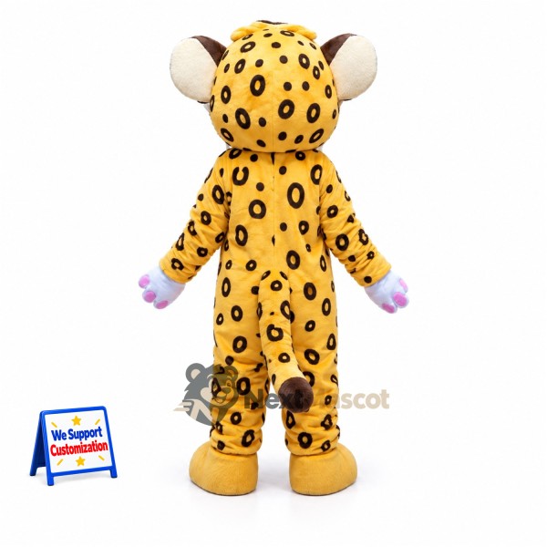 Leopard Mascot Costume - Yellow for Parades Leopard Mascot Costume - Yellow for Parades