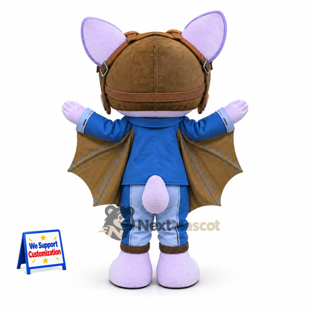 Bat Mascot Costume - Pilot Style Bat Mascot Costume - Pilot Style