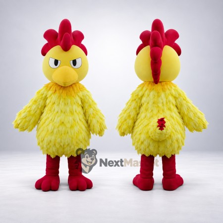 Rooster Mascot Costume - Yellow for Birthday Parties