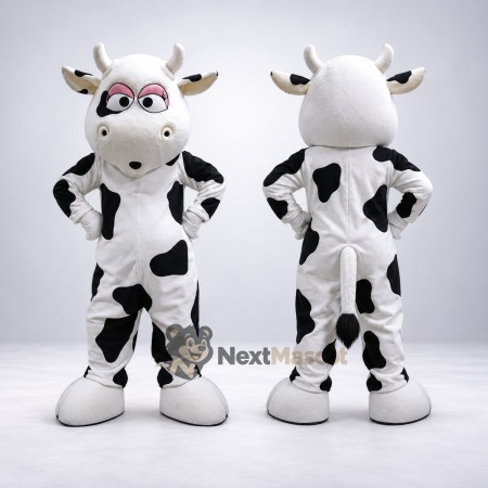 Cow Mascot Costume - Spotted for Charity Events Cow Mascot Costume - Spotted for Charity Events