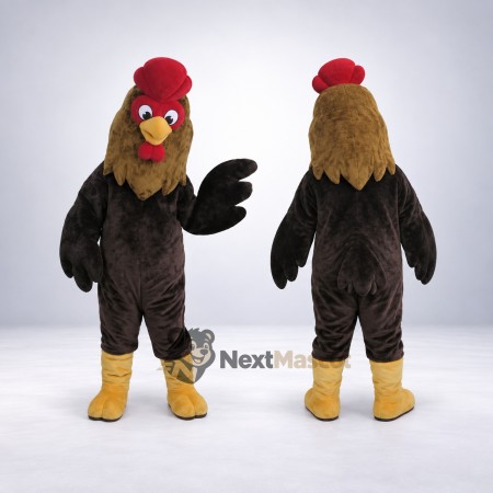Rooster Mascot Costume - Brown Rooster Mascot Costume - Brown