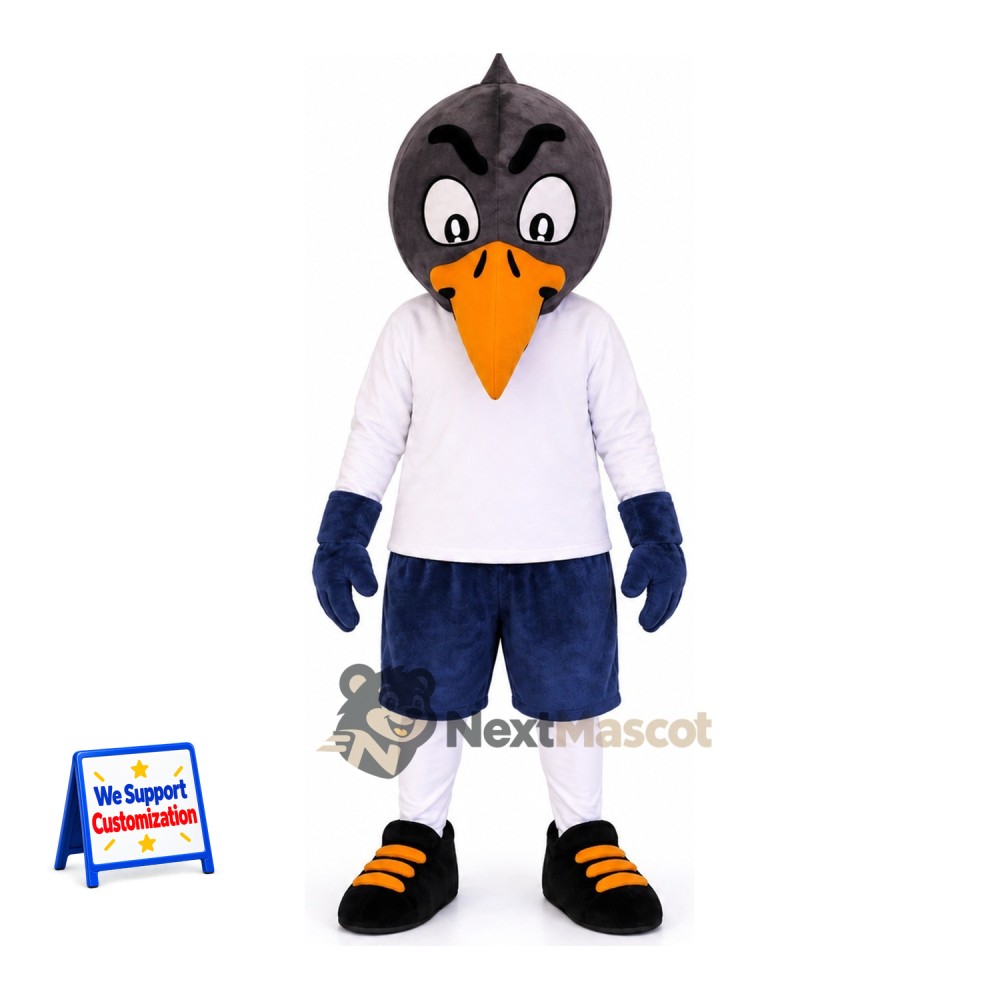 Bird Mascot Costume - Gray for Birthday Parties
