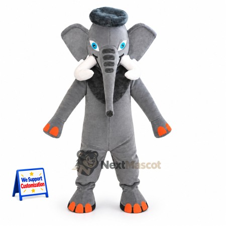 Elephant Mascot Costume - Gray for Celebrations Elephant Mascot Costume - Gray for Celebrations