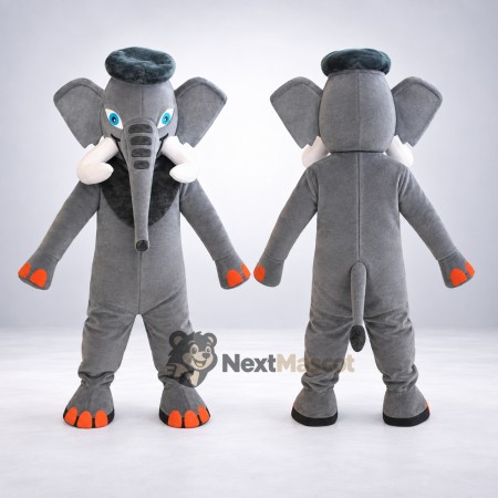 Elephant Mascot Costume - Gray for Celebrations Elephant Mascot Costume - Gray for Celebrations