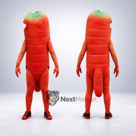 Shrimp Mascot Costume - Red for Aquarium Events Shrimp Mascot Costume - Red for Aquarium Events