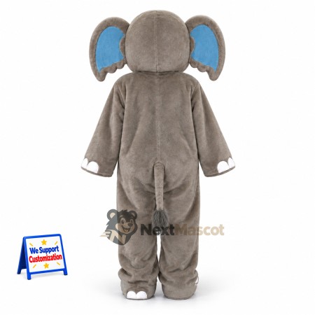 Elephant Mascot Costume - Gray for Fan Events