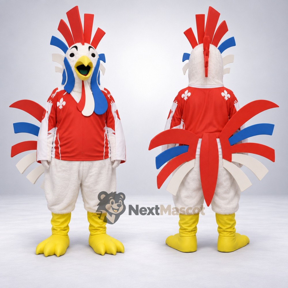 Rooster Mascot Costume - Patriotic Rooster Mascot Costume - Patriotic