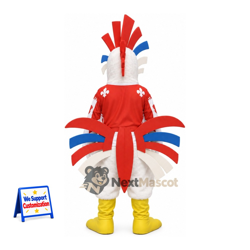 Rooster Mascot Costume - Patriotic Rooster Mascot Costume - Patriotic