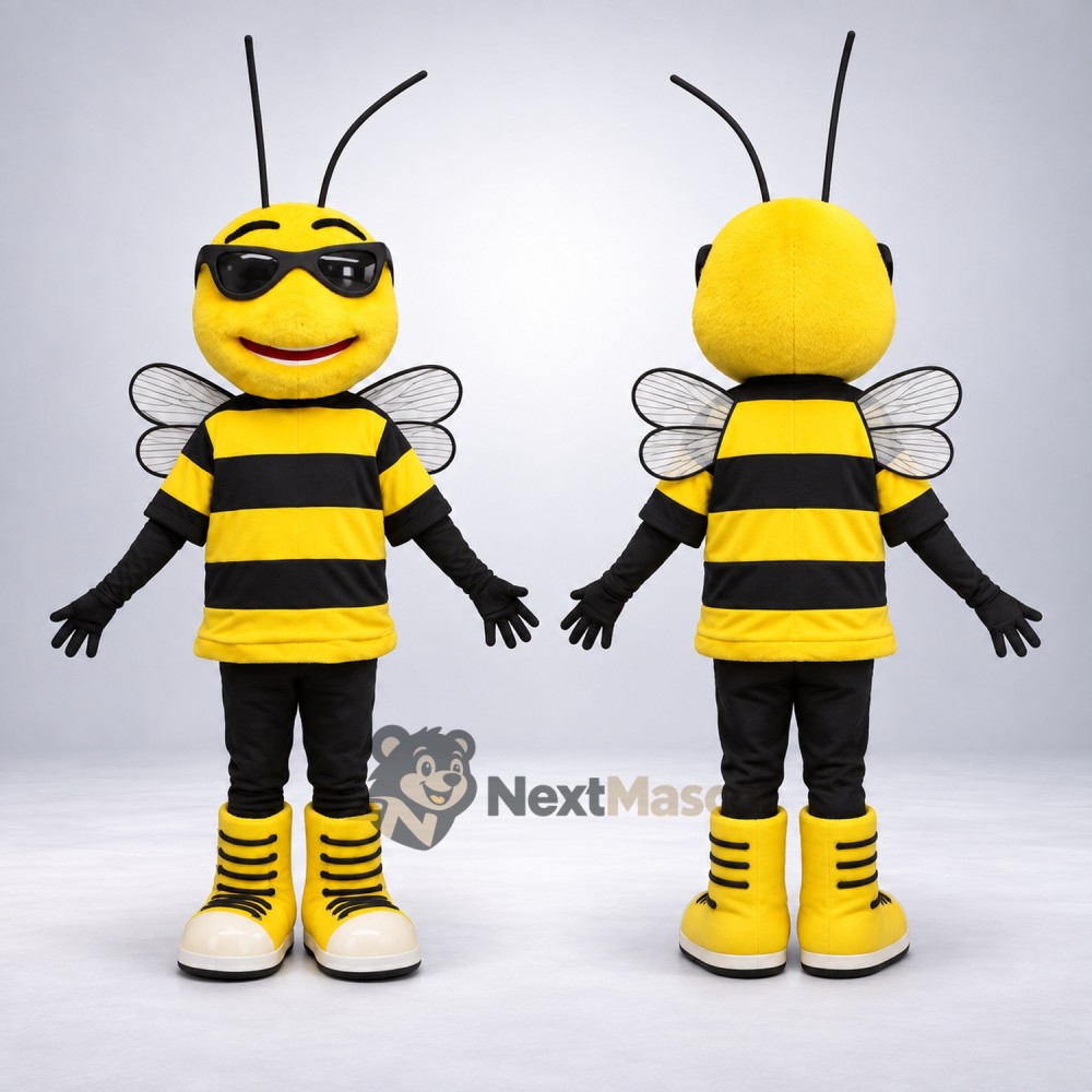 Bee Mascot Costume - Sunglasses for Pollinator Events Bee Mascot Costume - Sunglasses for Pollinator Events