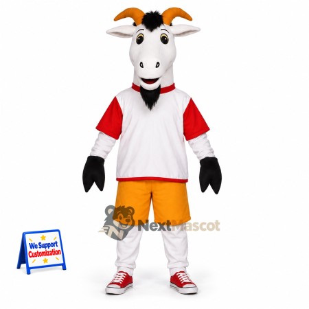 Goat Mascot Costume - White Shirt Goat Mascot Costume - White Shirt