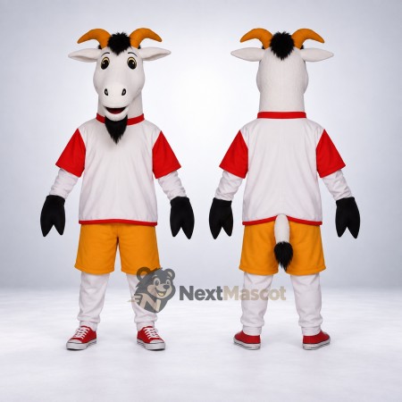 Goat Mascot Costume - White Shirt Goat Mascot Costume - White Shirt