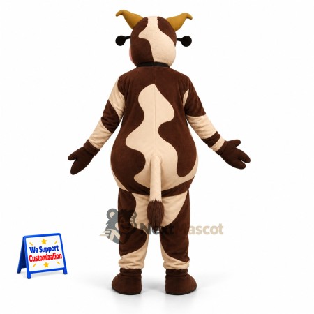 Cow Mascot Costume - Brown for School Events Cow Mascot Costume - Brown for School Events