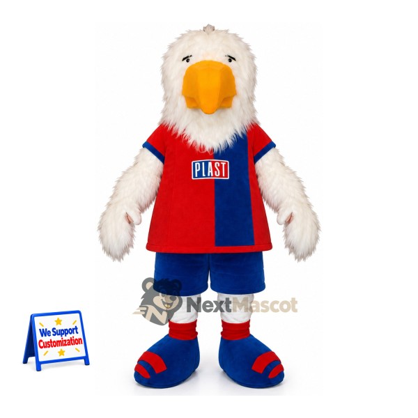 Bald Eagle Mascot Costume - Red Vest