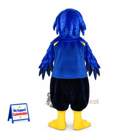 Bird Mascot Costume - Blue, Navy Shirt Bird Mascot Costume - Blue, Navy Shirt