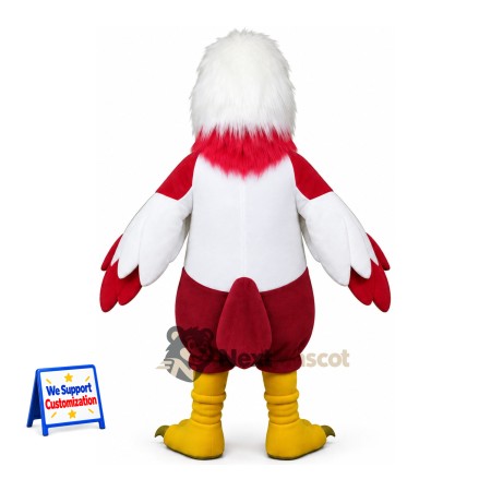 Eagle Mascot Costume - Red for Birthday Parties Eagle Mascot Costume - Red for Birthday Parties