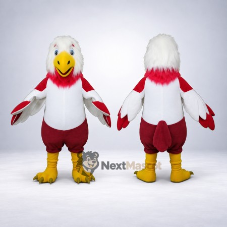 Eagle Mascot Costume - Red for Birthday Parties Eagle Mascot Costume - Red for Birthday Parties