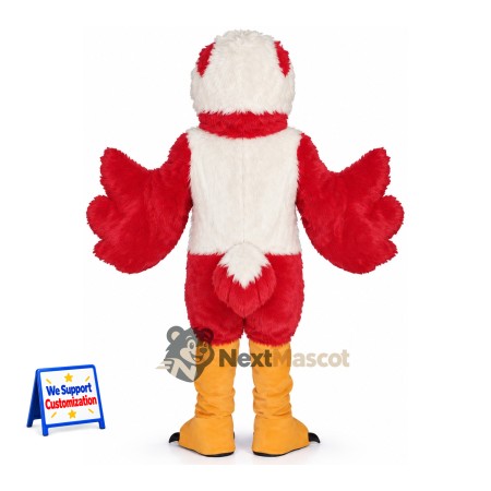 Eagle Mascot Costume - Red for Sports Days Eagle Mascot Costume - Red for Sports Days