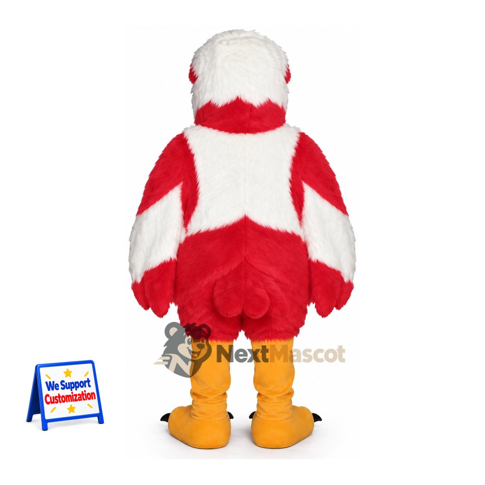 Eagle Mascot Costume - Red for School Spirit Eagle Mascot Costume - Red for School Spirit