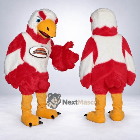 Eagle Mascot Costume - Red for School Spirit Eagle Mascot Costume - Red for School Spirit