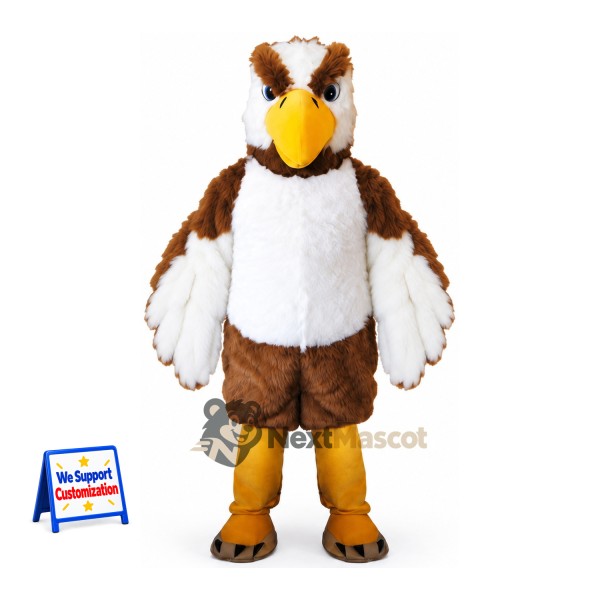 Eagle Mascot Costume - Brown for Carnivals
