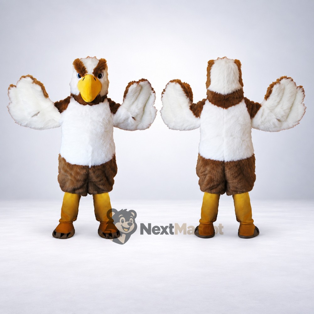 Eagle Mascot Costume - Brown for Carnivals Eagle Mascot Costume - Brown for Carnivals