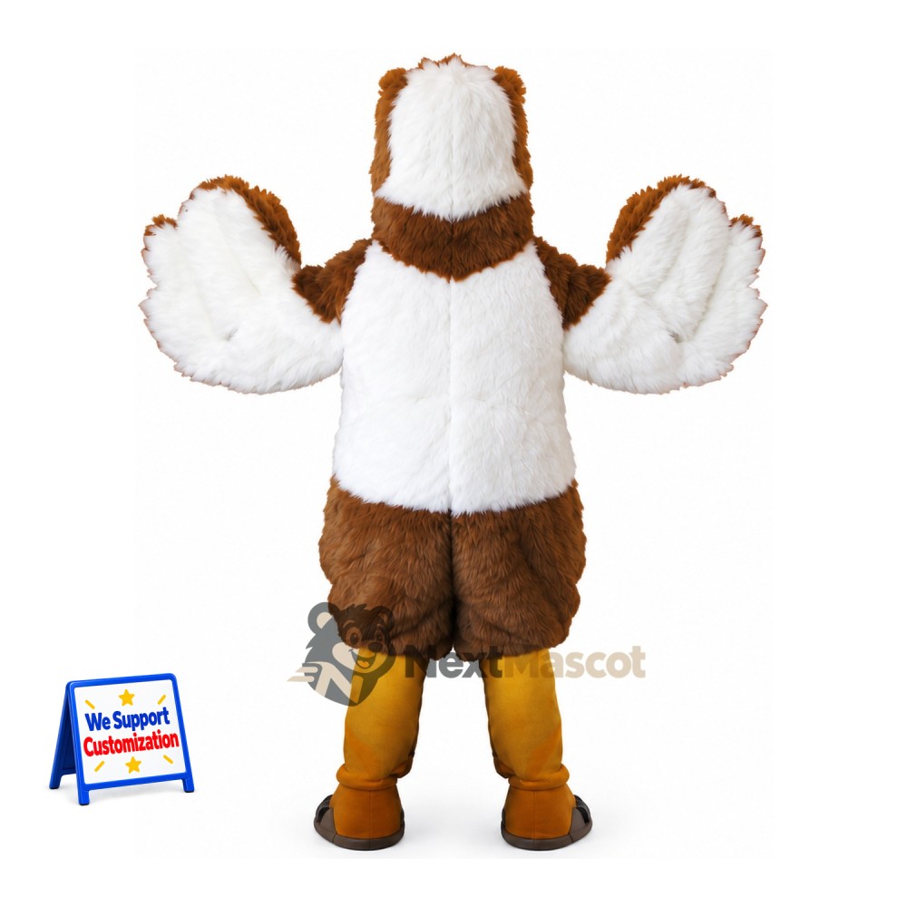 Eagle Mascot Costume - Brown for Carnivals Eagle Mascot Costume - Brown for Carnivals