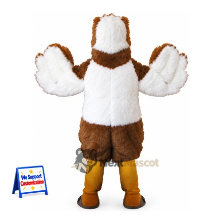 Eagle Mascot Costume - Brown for Carnivals Eagle Mascot Costume - Brown for Carnivals