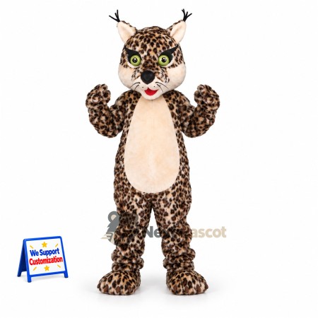 Lynx Mascot Costume - Spotted Lynx Mascot Costume - Spotted