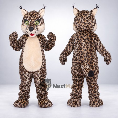 Lynx Mascot Costume - Spotted Lynx Mascot Costume - Spotted