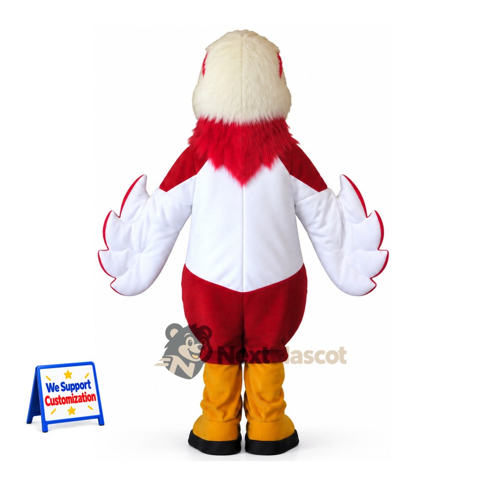 Eagle Mascot Costume - Red for Team Events Eagle Mascot Costume - Red for Team Events