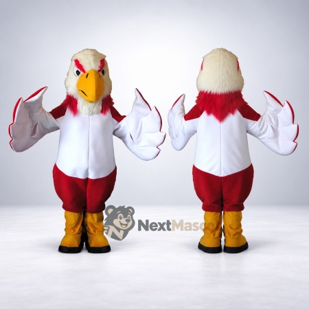 Eagle Mascot Costume - Red for Team Events Eagle Mascot Costume - Red for Team Events