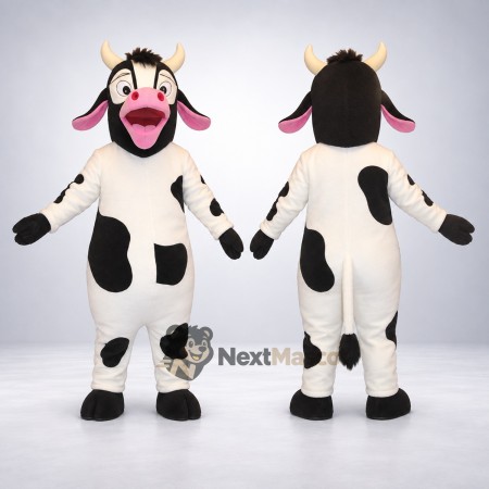 Cow Mascot Costume - Spotted for Summer Events Cow Mascot Costume - Spotted for Summer Events