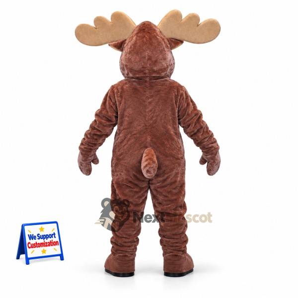 Moose Mascot Costume - Brown for Campus Events